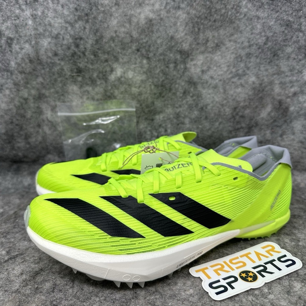 Adidas Adizero Ambition Track & Field Shoes Mens Size 8 Lucid Lemon Black IH5798